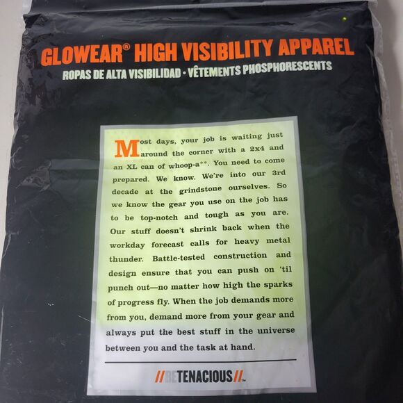 2015 ergodyne 2XL/3XL Economy Vest Lime ANSI‎ Type R Performance Class 2 #8210HL - Picture 5 of 6